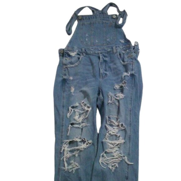 American Eagle 90s Boyfriend Overalls Coveralls Size M - Picture 3 of 8